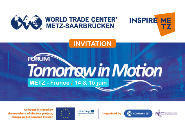 Tomorrow in Motion – Le rendez-vous de l’industrie automobile de la Grande Région