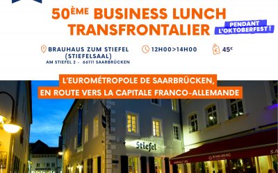 Participez au 50ᵉ Business Lunch transfrontalier au cœur de l’Oktoberfest !